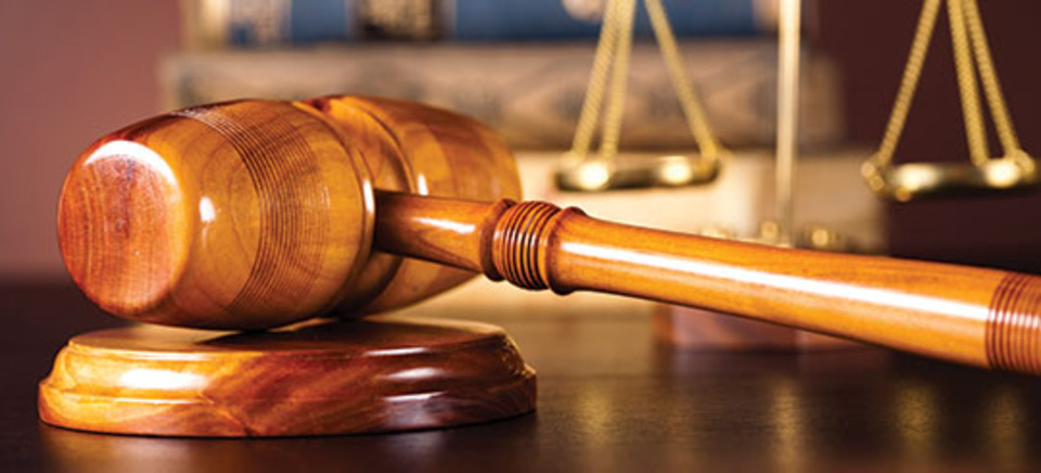 The Pahrump Justice Court building in Pahrump, Nevada